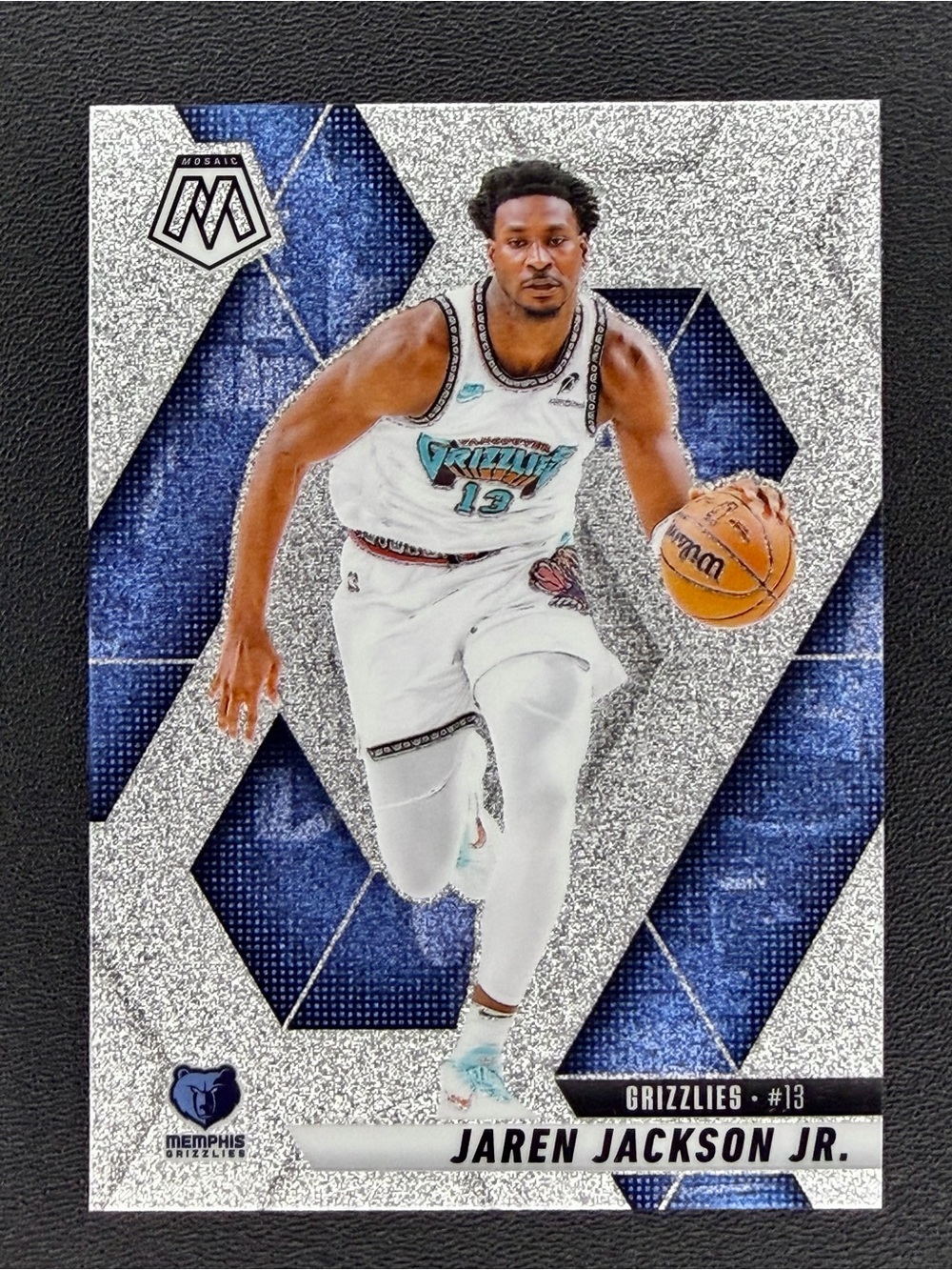 2024-25 Panini Mosaic Jaren Jackson Jr. #198 Silver Glitter Prizm Grizzlies